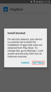 Install Blocked