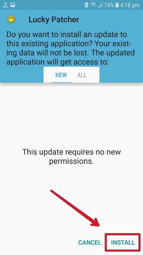 This Update Reqires No New Permissions