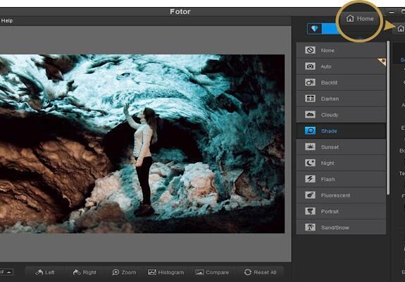 Fotor Photo Editing
