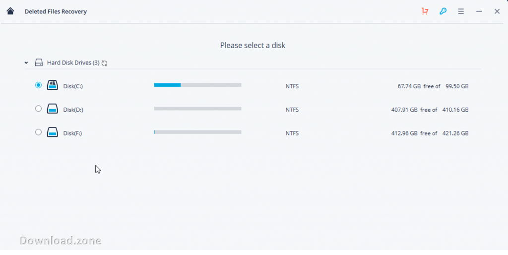 Wondershare Recoverit step 2