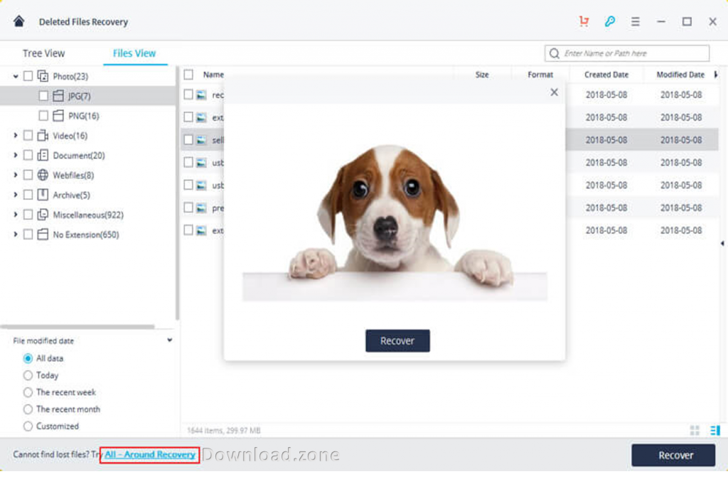 Wondershare Recoverit step 3-1