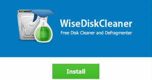 Wise Disk Cleaner install