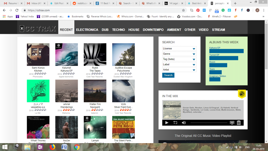 CCTrax - Free Creative Commons Music Downloads