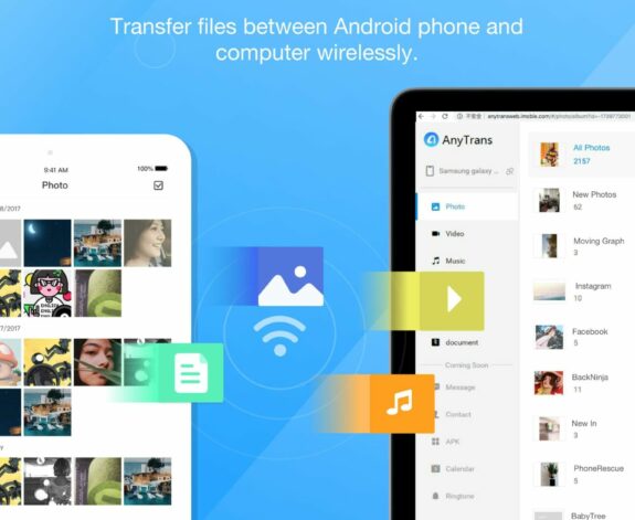 Transfer Files Between Android