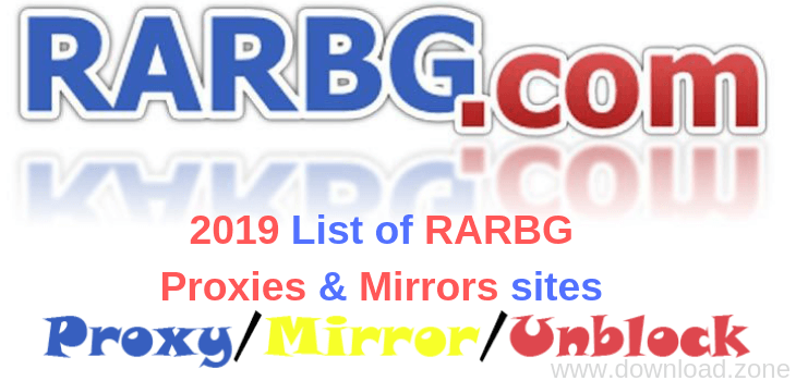 2019 List of RARBG Proxies 