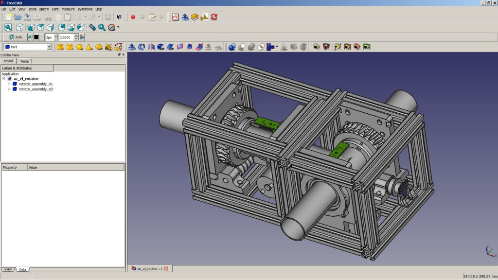 freecad 2d cad software