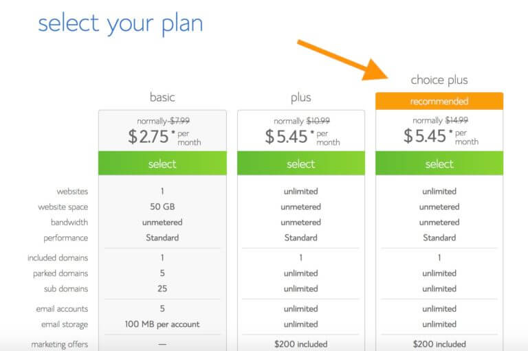 choose-web-hosting-plan