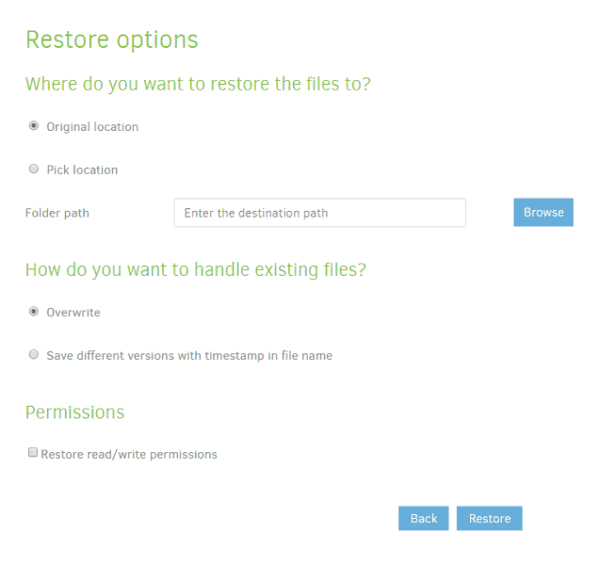 duplicati-restore-option