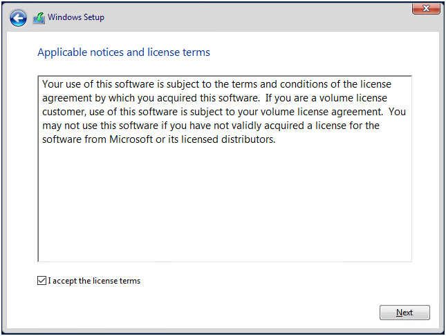 License Terms