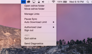 Open Odrive Folder