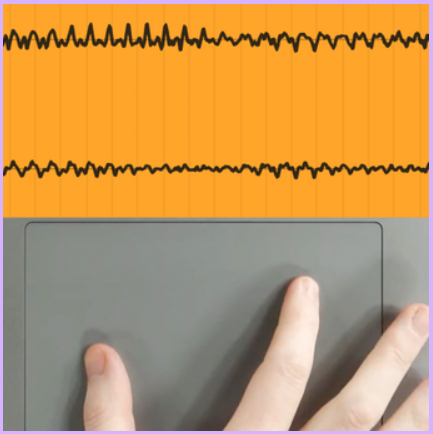 Ableton LIve Software Showing Pinch zooming