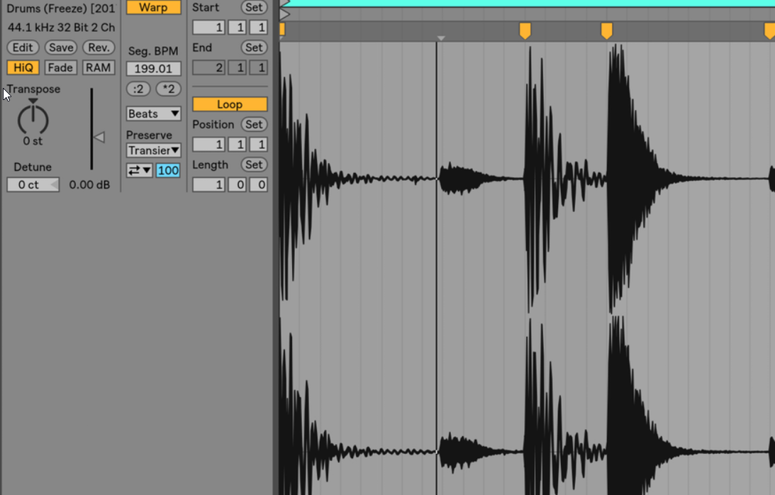 Ableton Live Software showing Use any sounds, at any tempo