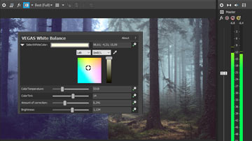 VEGAS Pro Improved White Balance Tool