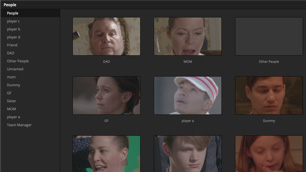 davinci resolve for windows software showing facial recogination