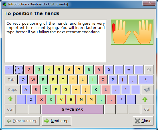 Klavaro Touch Typing Tutor for learning typing Software Download For PC