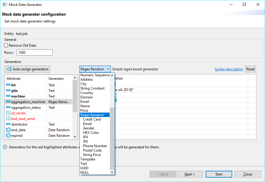 mock-test of DBeaver Database Tool