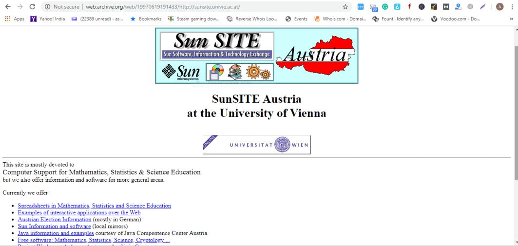 7th website University of Vienna