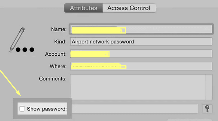 Show-wifi-password-on-a-MacBook-computer