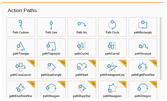 Focusky Animated Presentation In action-path