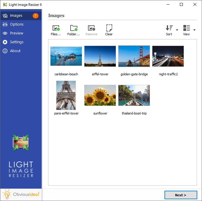 Light Images Resizer Option 