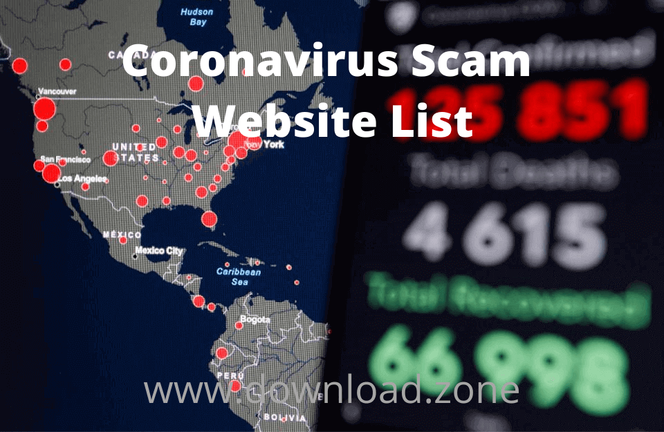 Coronavirus Scam Website List