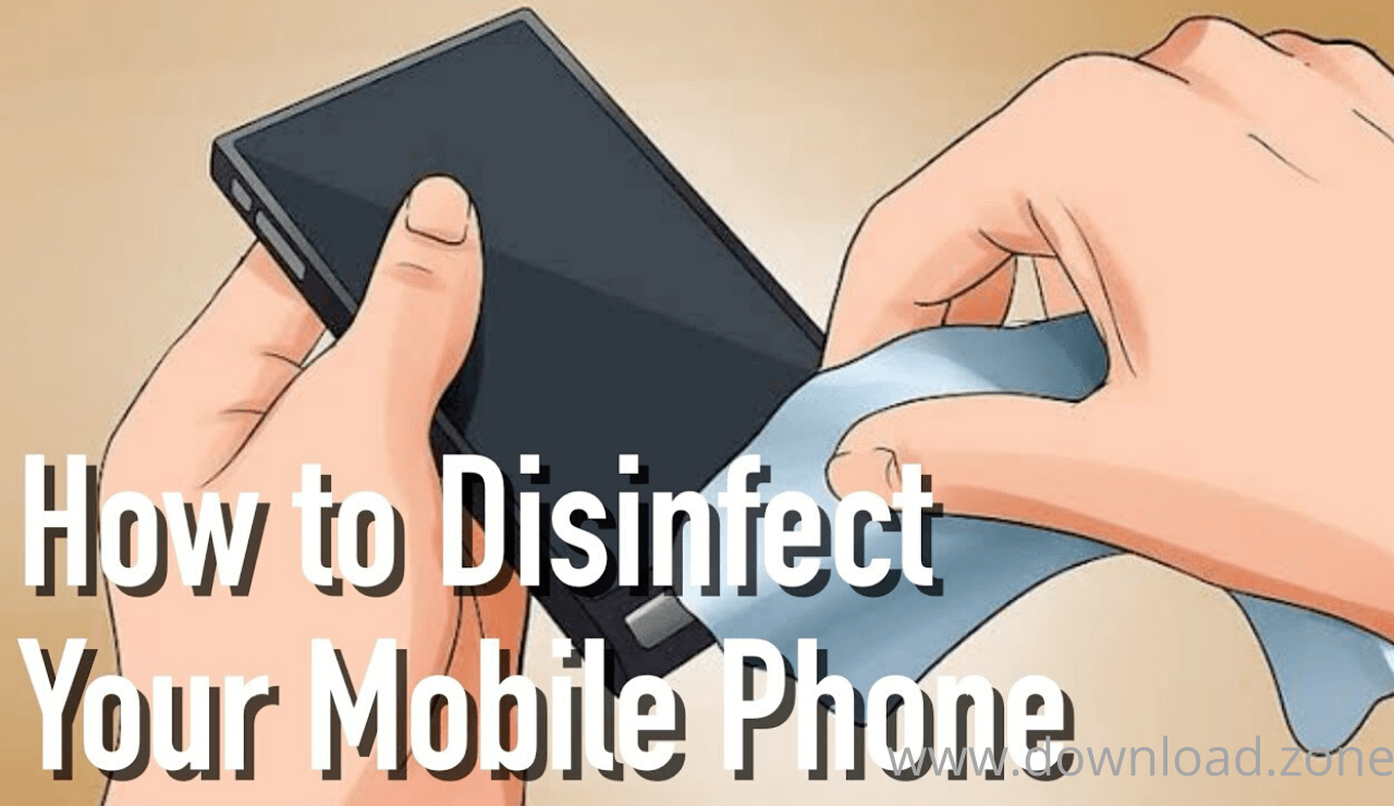 how to disinfect phone