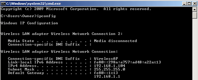 WiFi connected but no Internet error with checking router ip