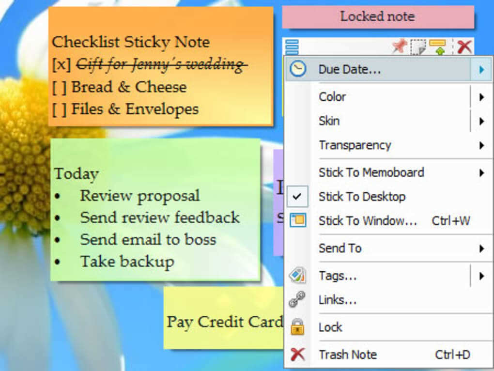 mac desktop sticky notes app gold