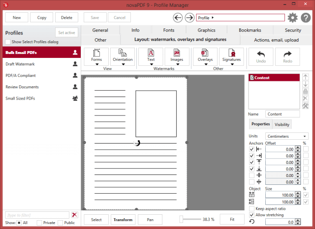 Build Email PDF to create PDF Document