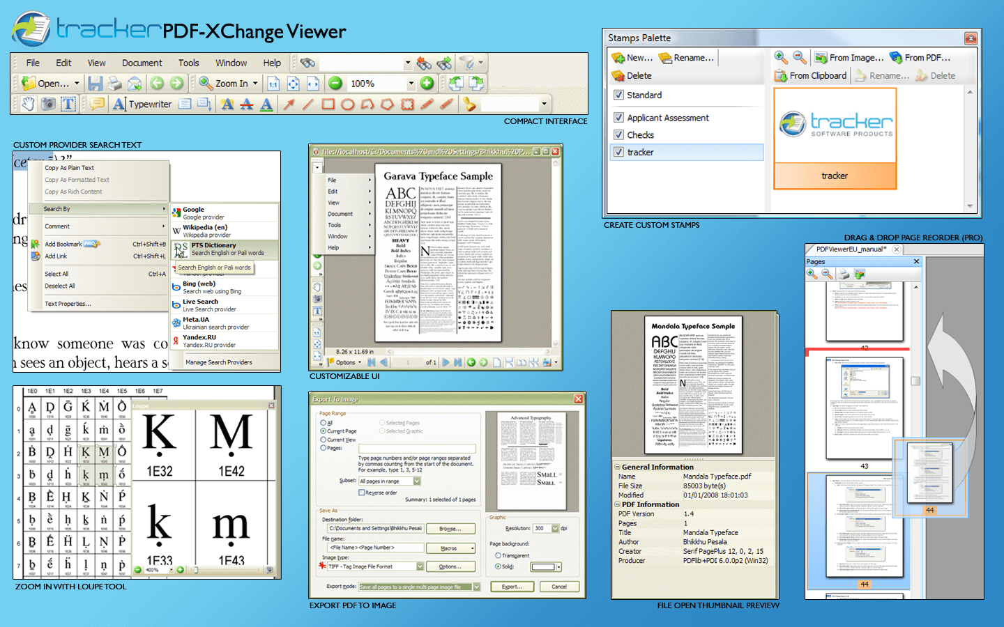 PDF Files Features Comparison