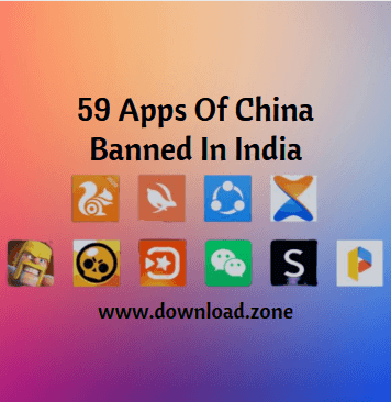 59 Apps Of China Banned In India