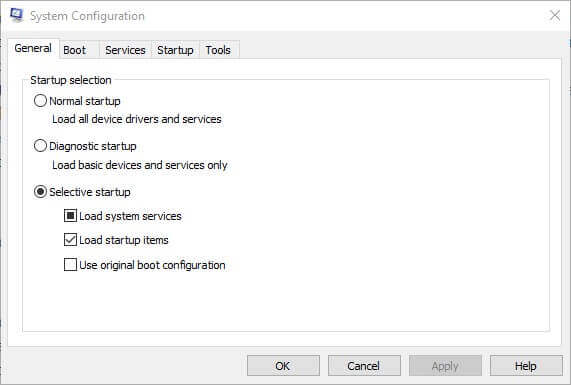 System Configuration