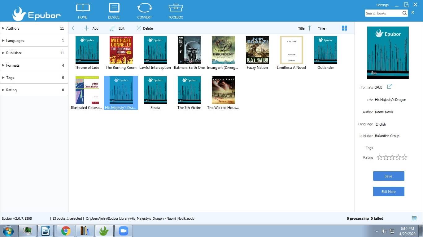 epubor ebooks collection