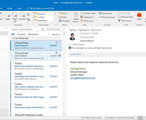 Outlook Business Email