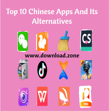 Top 10 Chinese Apps And Its Alternatives