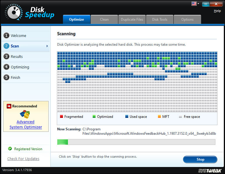 disk_speedup_scan_system_in_disk_defragment_for_Windows_10