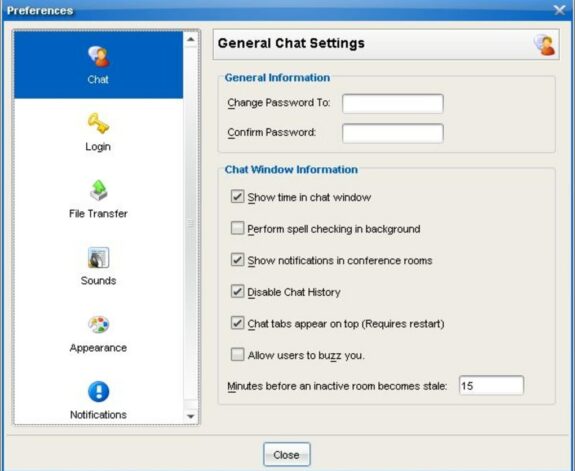 General Chat Settings