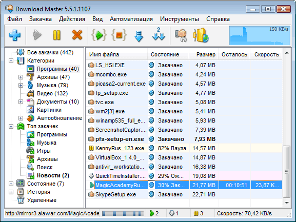 List Of Download Master