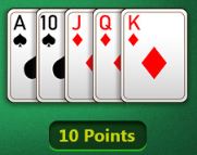 rummy points