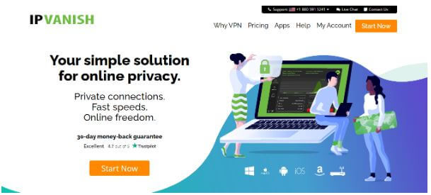 ipvanish vpn service to browser the internet safely