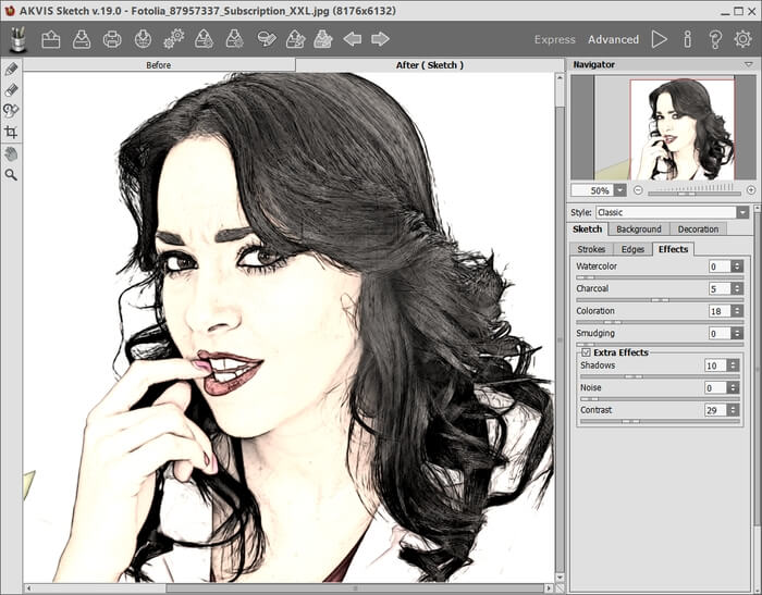 free photo pencil sketch software