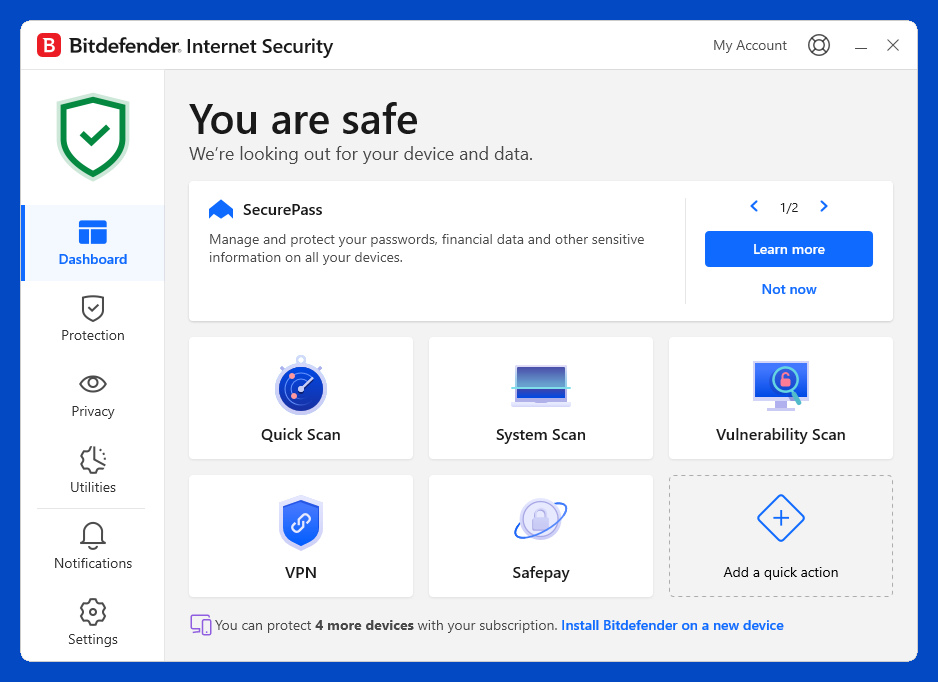 you are safe Bitdefender
