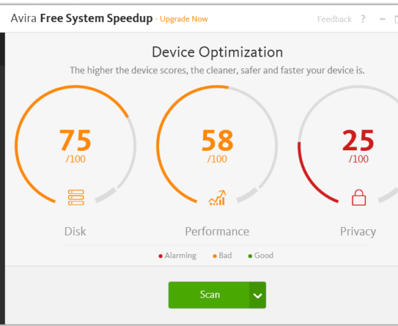 Avira System Speedup For Device Optimization