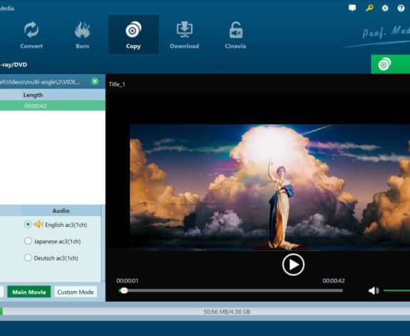 Leawo Pro Media Software To Copy Media In Blu Ray Disc