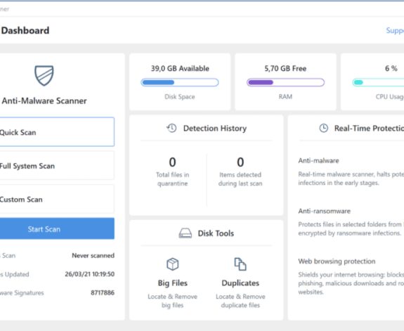 Combo Cleaner - Antimalware Scanner And System Optimizer Software