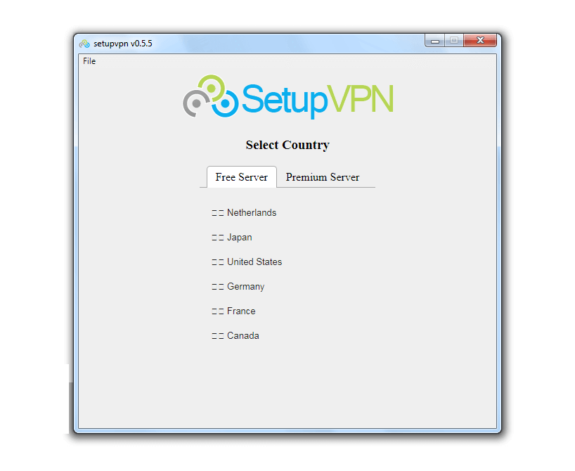 SetupVPN Software For Windows