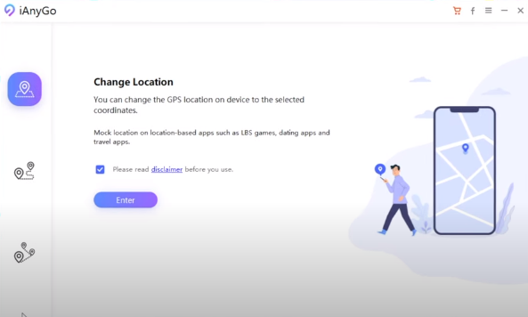 iAnyGo Software For Changing GPS Location