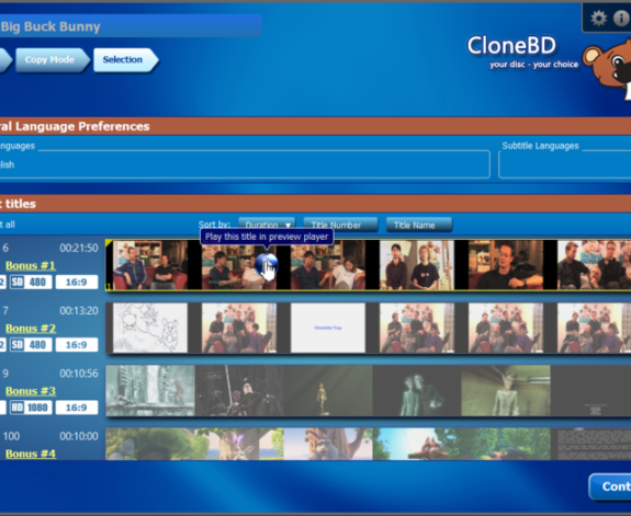 CloneBD Copy Bluray Disc Software