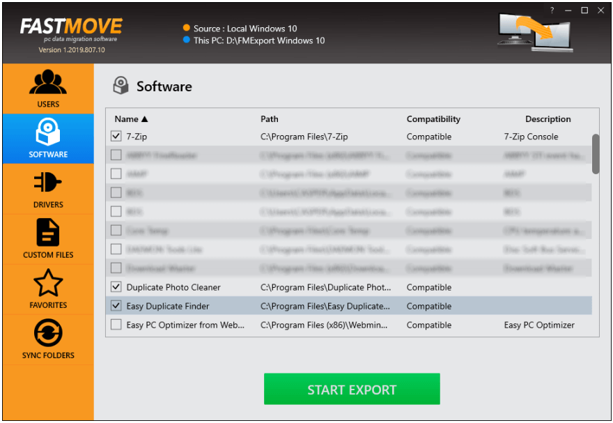 FastMove PC Data Migration Software For Windows