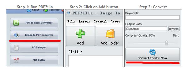 convert jpg and other images to pdf